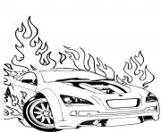 Coloriage Hot Wheels Ford voiture