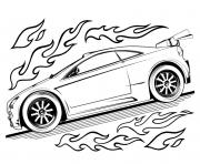 Coloriage Hot Wheels for Kids