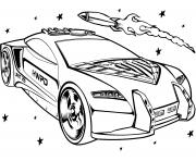 Coloriage Hot Wheels for Girls