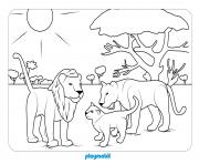 Coloriage animaux playmobil le dierentuin 3