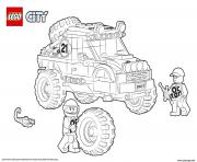 Coloriage Voiture 4x4 Lego City Off Roader