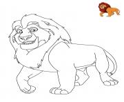 Coloriage Le Roi Lion Disney
