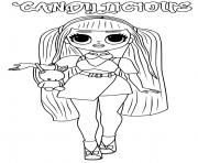 Coloriage candylicious lol omg