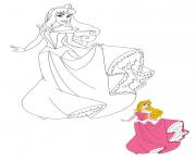 Coloriage Disney Princesse Aurora