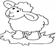Coloriage mouton pour enfants