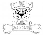 Coloriage Chase Chien Paw Patrol Aime Les Bateaux De Police