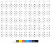Coloriage pixel voiture de police colorier par numero