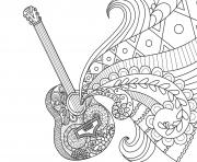 Coloriage coco disney guitare de miguel par bimbimkha