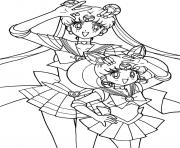 Coloriage Sailor Moon Adventure