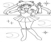 Coloriage Sailor Moon Princess Manga