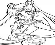 Coloriage Anime Sailor Moon Manga