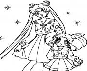 Coloriage Sailor Moon Stars