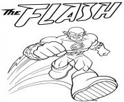 Coloriage super heros flash