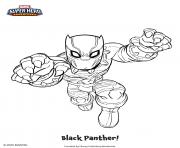 Coloriage Black Panther Marvel Super Heros