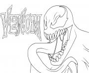 Coloriage Venom Eddie Brock Marvel
