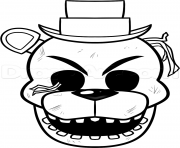 Coloriage not happy five nights at freddy fnaf coloring pages