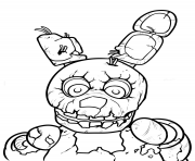 Coloriage freddy five nights at freddys printable