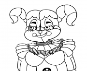 Coloriage baby from fnaf sister