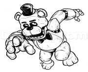 Coloriage freddy five nights at freddys fnaf coloring pages