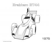 Coloriage Formule 1 Voiture Brabham Bt44 1975