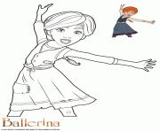 Coloriage danseuse ballerina