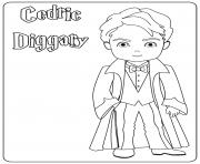 Coloriage Cedric Diggary