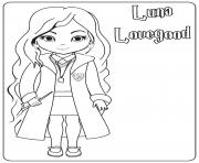 Coloriage Luna Lovegood