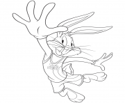 Coloriage Bugs Bunny from Space Jam A New Legacy