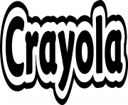 Coloriage crayola logo