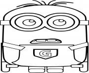 Coloriage Minion with G