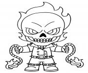 Coloriage Ghostrider skin from Fortnite