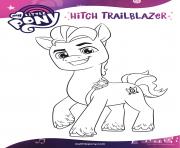Coloriage hitch trailblazer my little pony a new generation mlp 5