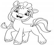 Coloriage sunny starscout aime aventure mlp 5