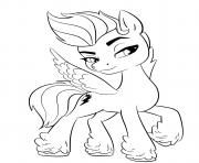 Coloriage zipp storm is the athletic daredevil princess of zephyr heights mlp 5