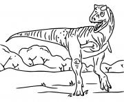 Coloriage jurassic world la colo du cretace carnotaurus