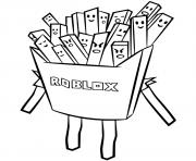 Coloriage Roblox Gang O Fries