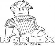 Coloriage Roblox Soccer Team