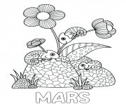 Coloriage mars gs
