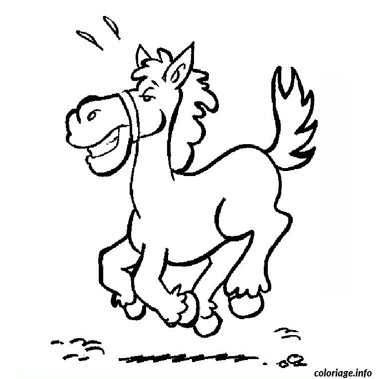 Coloriage Cheval