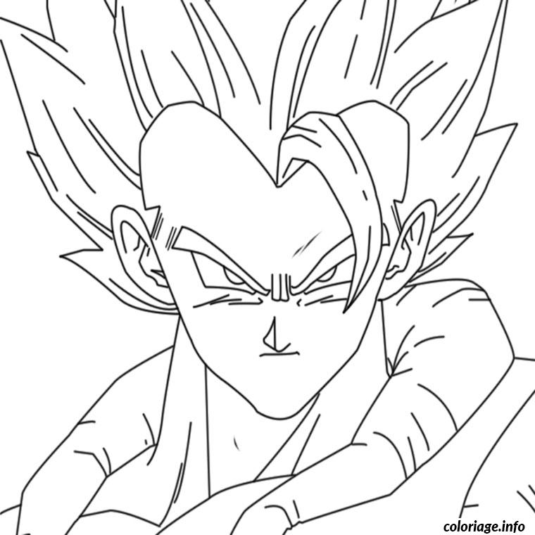 Coloriage Dragon ball z gogeta - Dragon ball z à imprimer