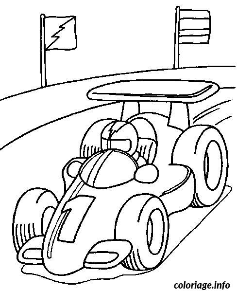 Coloriage Formule 1