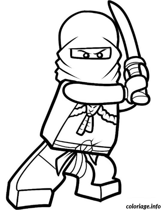 Coloriage Ninjago kai ninja maître du feu - Ninjago à imprimer