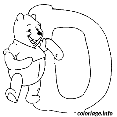 Coloriage Winnie l'Ourson