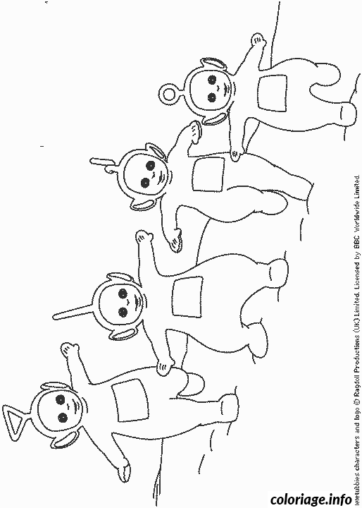 Coloriage Teletubbies