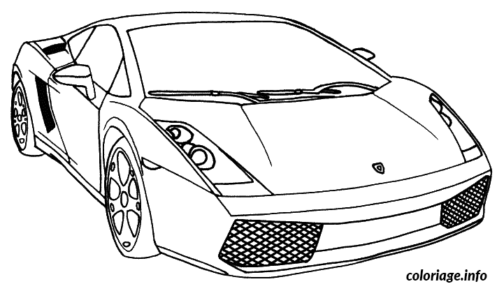 Coloriage Voiture de sport