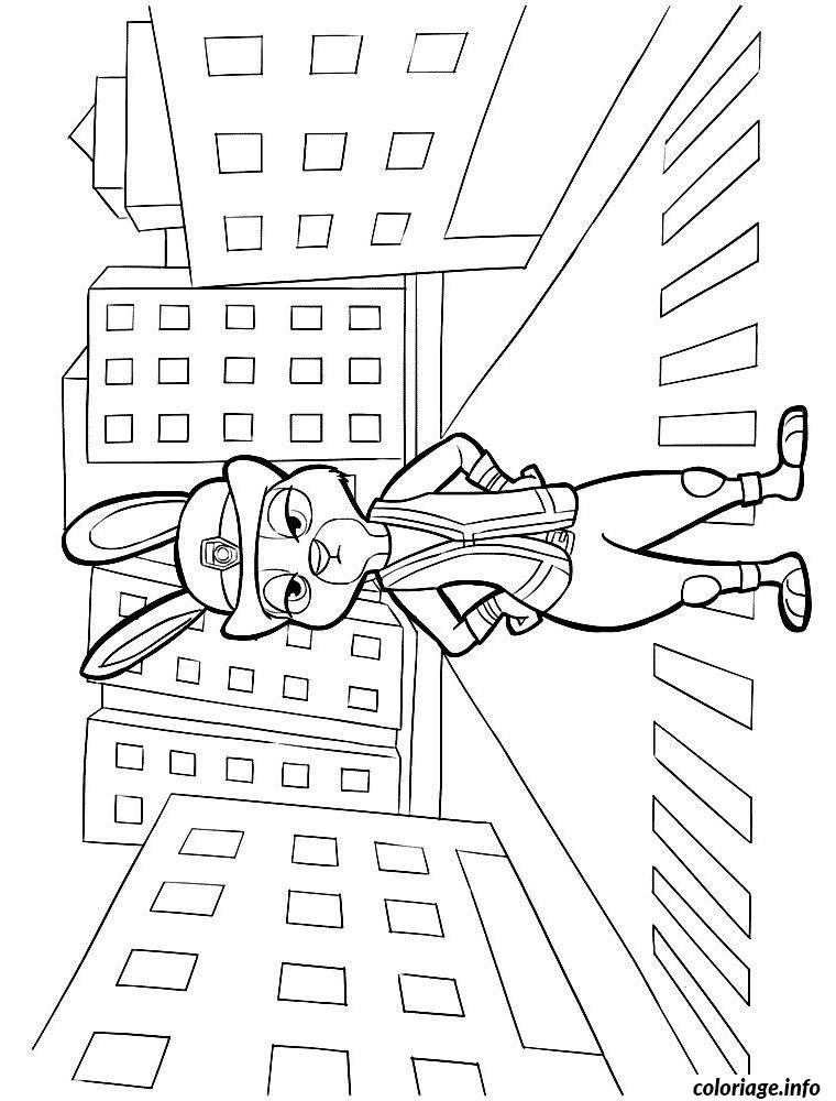 Coloriage Zootopie
