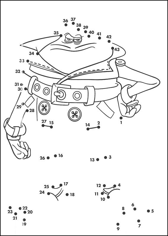 Coloriage Jeu de points à relier numéro 09 - Points a relier à imprimer