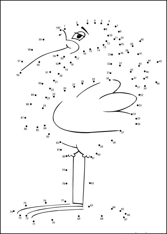 Coloriage Exercice points à relier 102 - Points a relier à imprimer