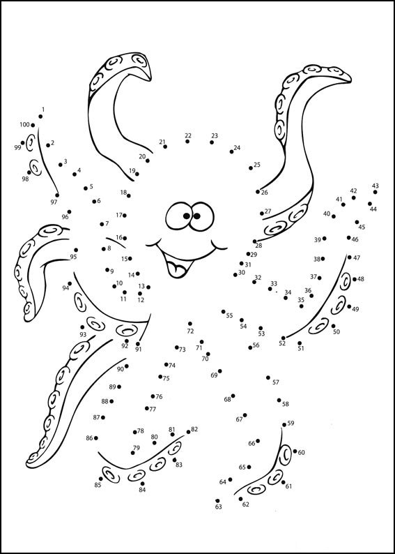Coloriage Jeu de points à relier numéro 137 - Points a relier à imprimer