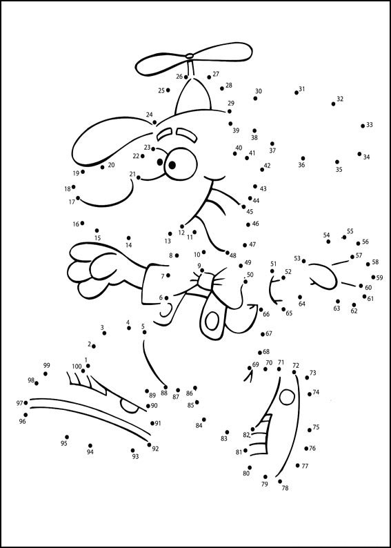 Coloriage Jeu de points à relier niveau 140 - Points a relier à imprimer